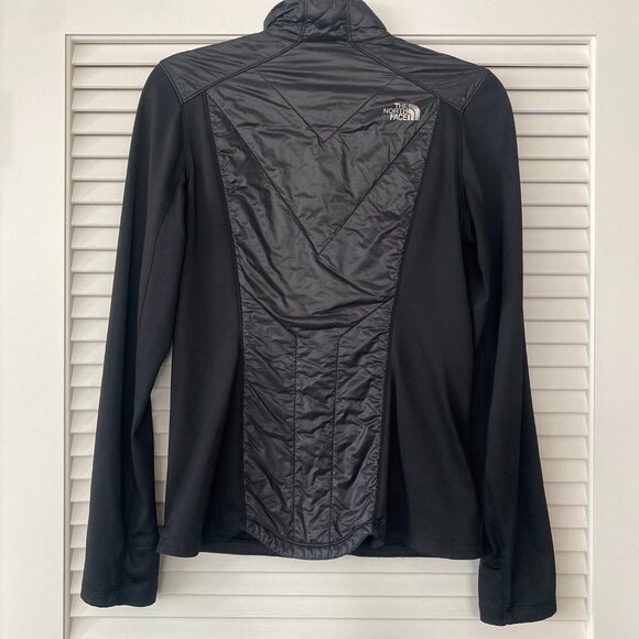 North Face Full Zip Mock Neck Running Jacket, Black, Women's Size M - Picture 2 of 7